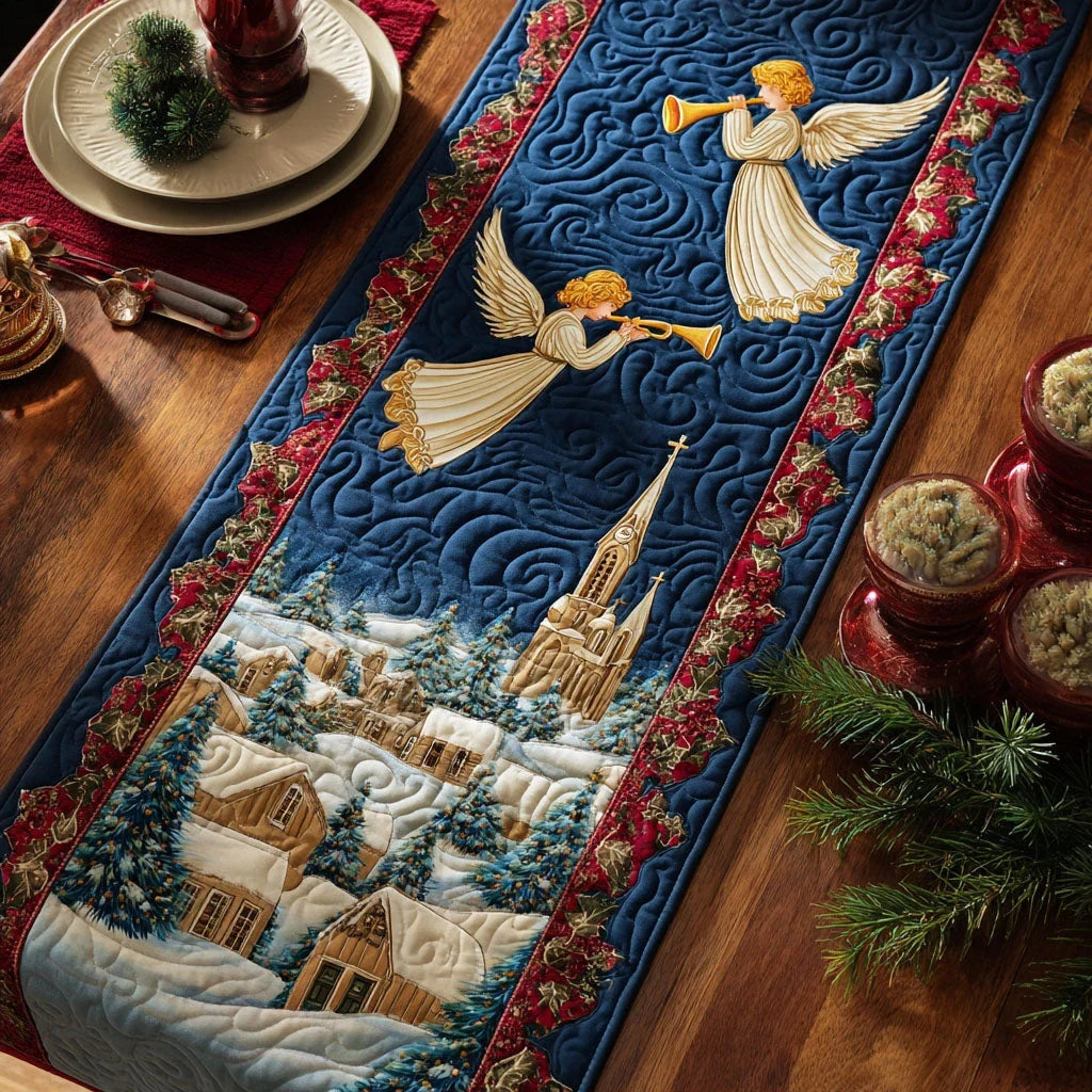 Starlit Blessing Quilted Table Runner