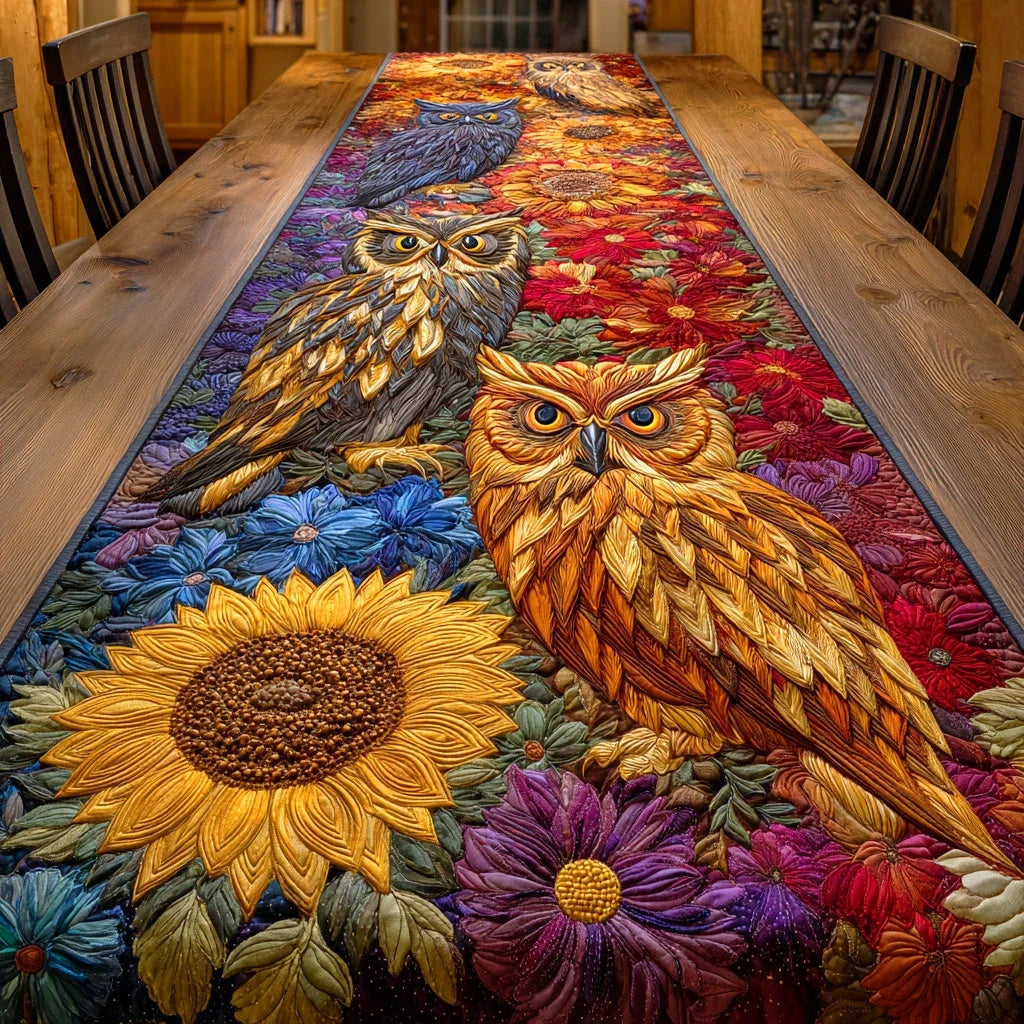 Starlit Watcher Quilted Table Runner