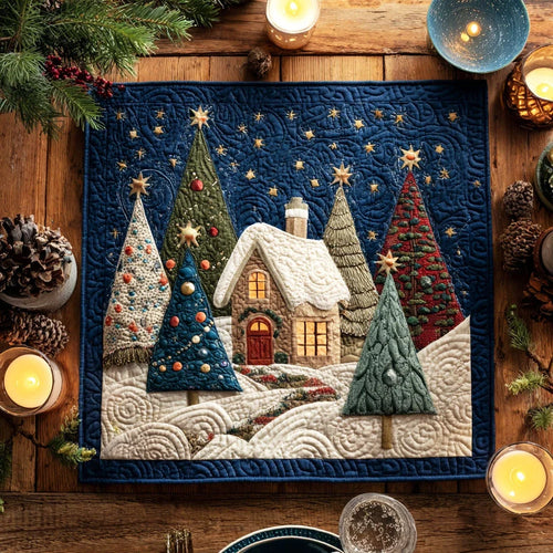 Starry Eve Quilted Table Topper