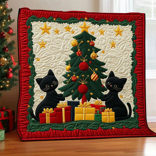 Starry Whiskers Quilt Blanket