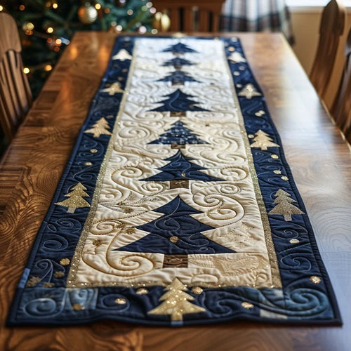 Starry Woods Quilted Table Runner