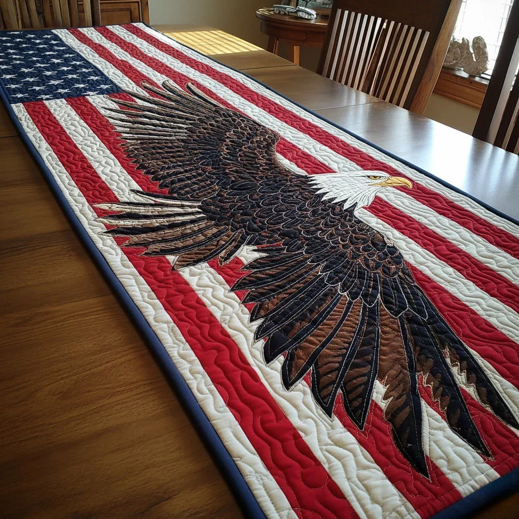 Stars Heritage Quilted Table Runner