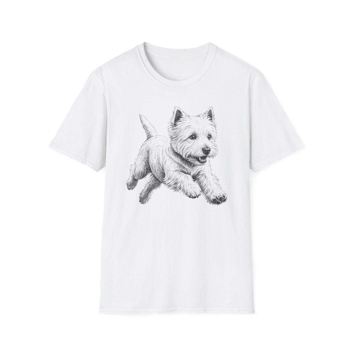 Stipple Sprint Westie Tee