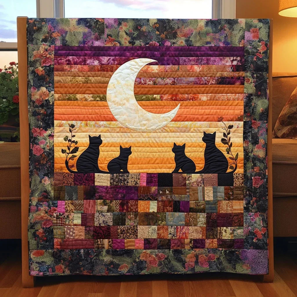 Stitching The Night Quilt Blanket