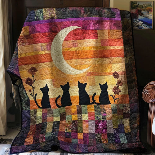Stitching The Night Quilt Blanket