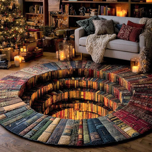 Story Circle Quilted Round Mat
