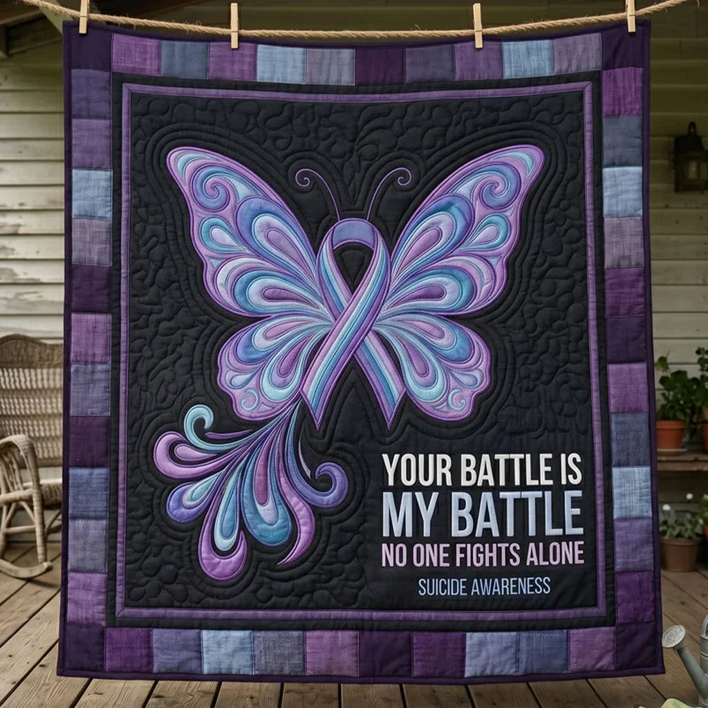 Strength Together Butterfly Quilt Blanket