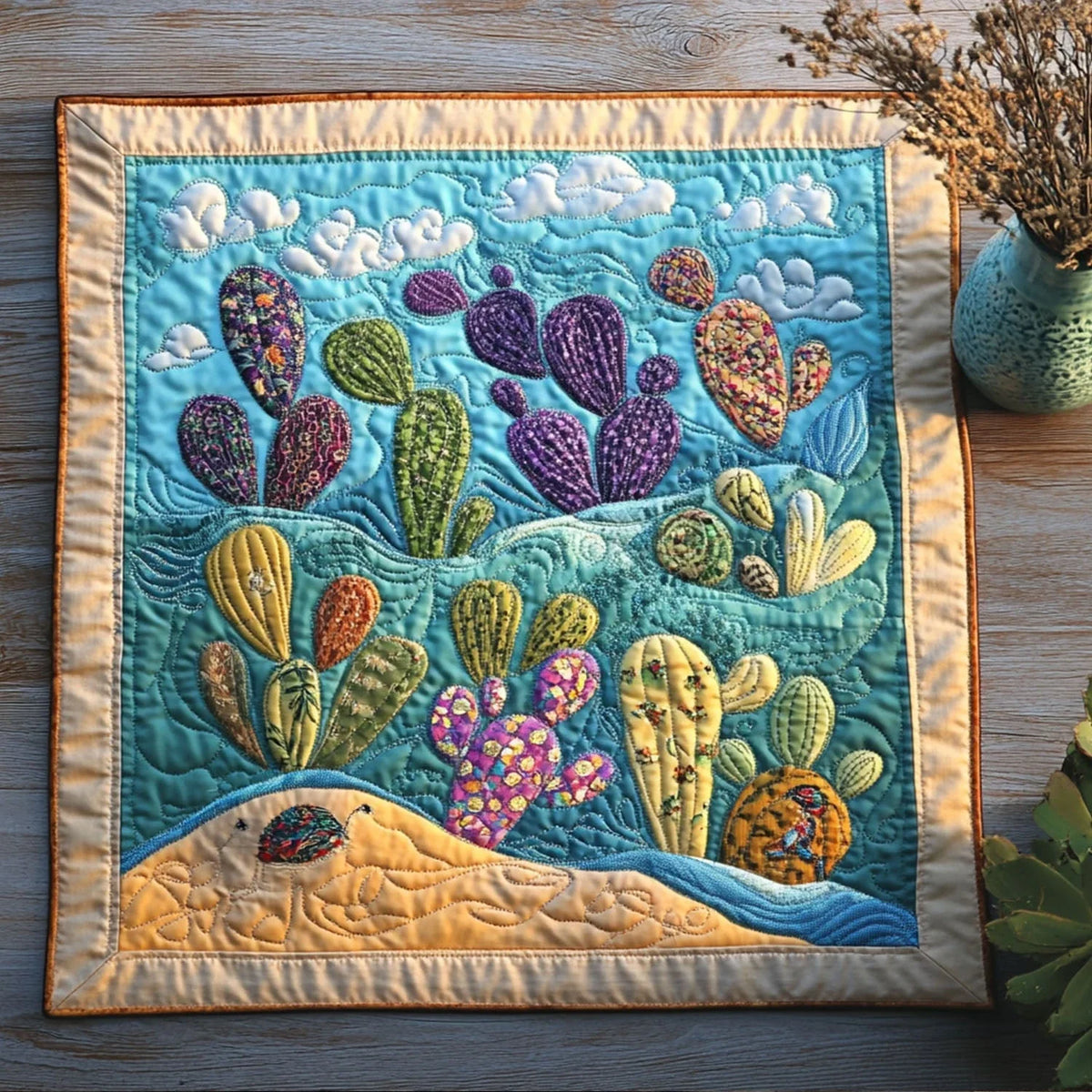 Succ It Up Quilted Table Topper