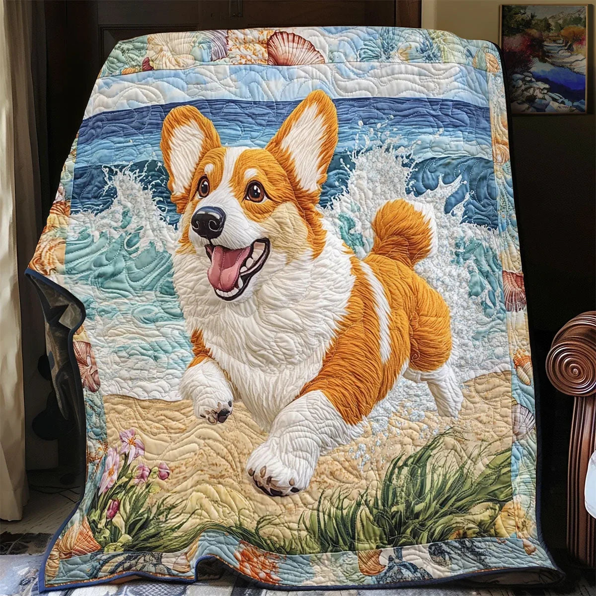Summer Playing Quilt Blanket