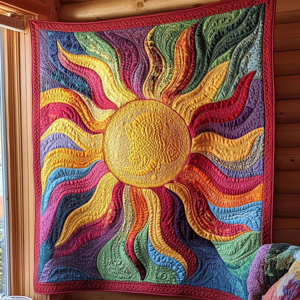 Sun Radiant Quilt Blanket