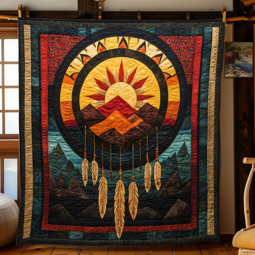 Sun Spirit Quilt Blanket