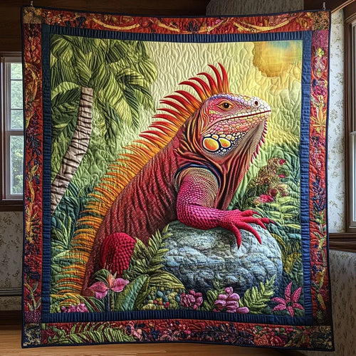 Sunbaked Scales Quilt Blanket