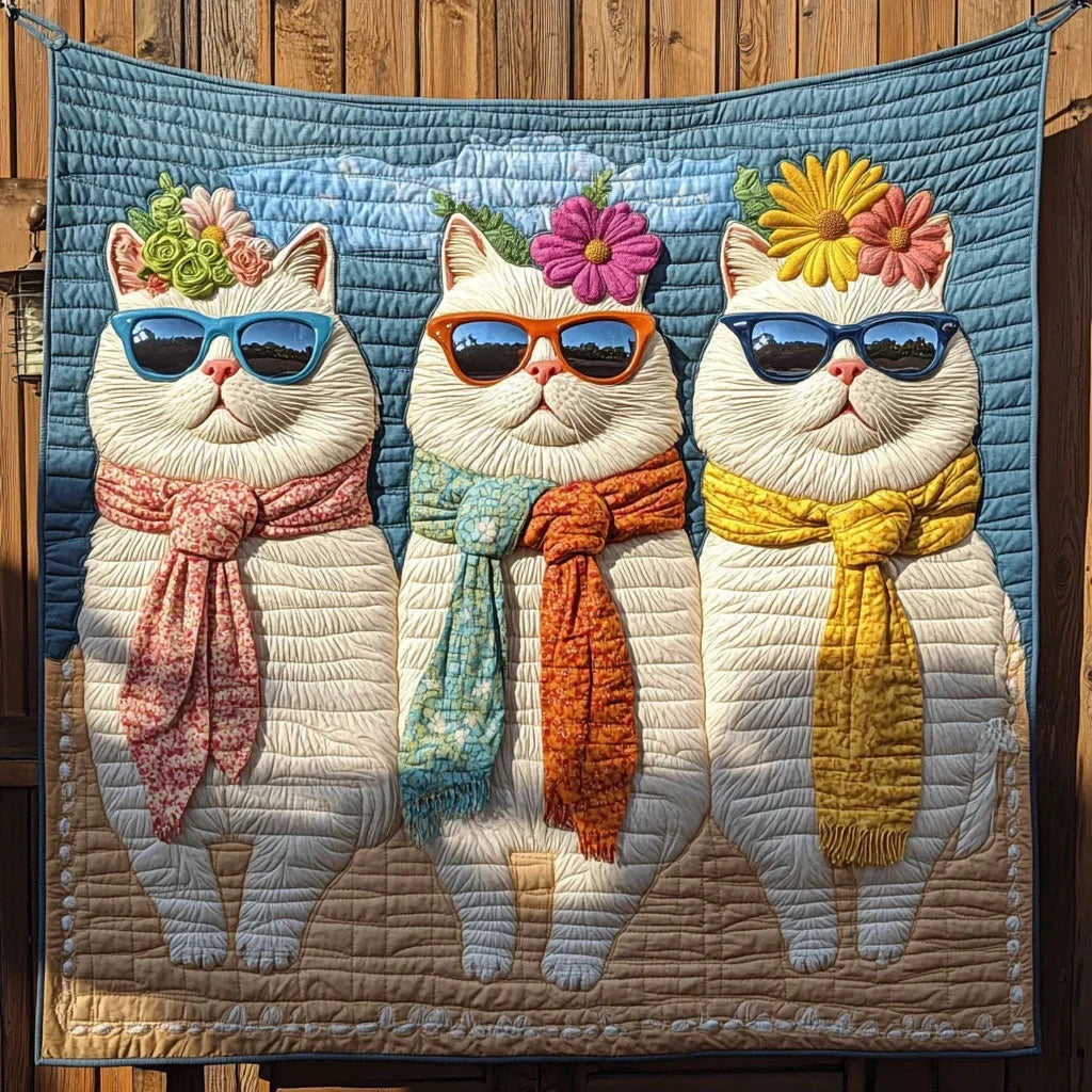 Sunbathing Quilt Blanket