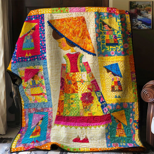 Sunbonnet Girl Quilt Blanket