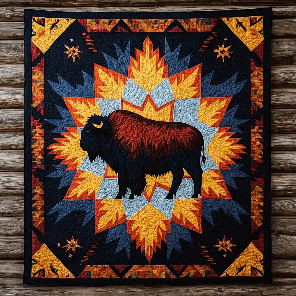 Suncrest Bison Quilt Blanket