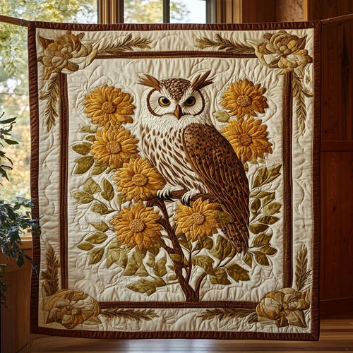 Sunflower Guardian Quilt Blanket