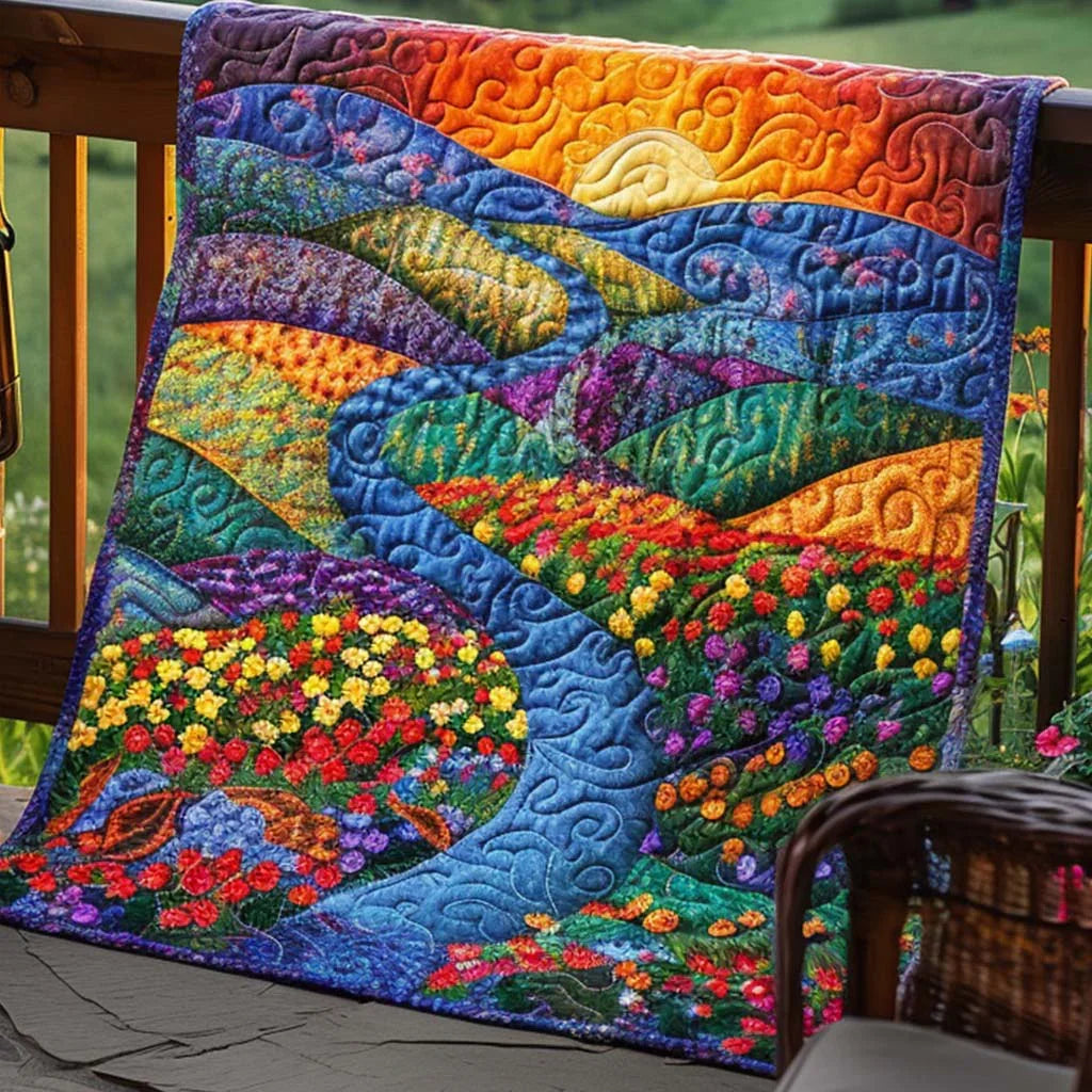 Sunny Dream Quilt Blanket - Quilted Blanket by Wild and Way