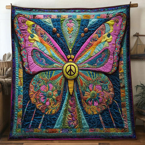 Sunpetal Butterfly Quilt Blanket