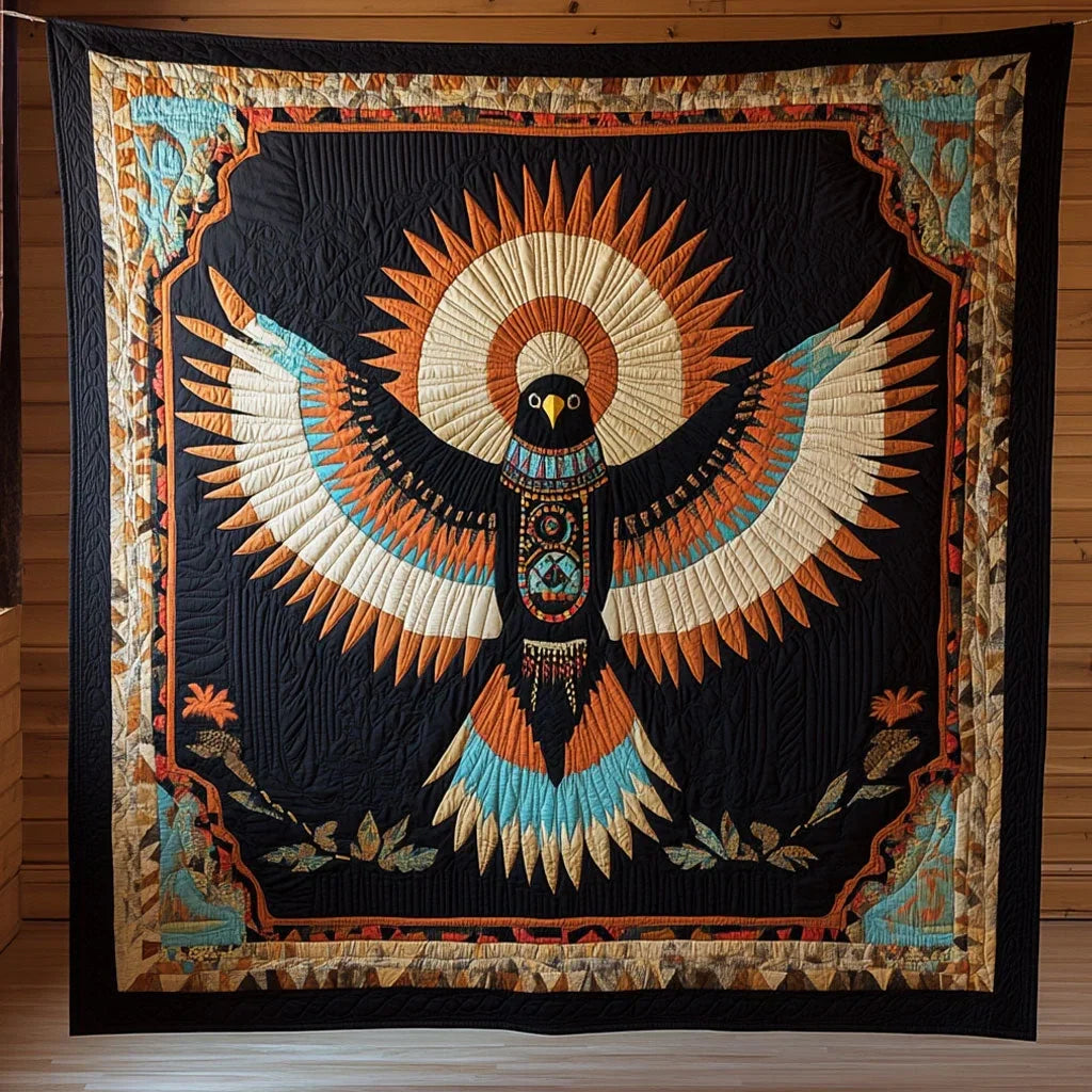 Sunrise Guardian Quilt Blanket
