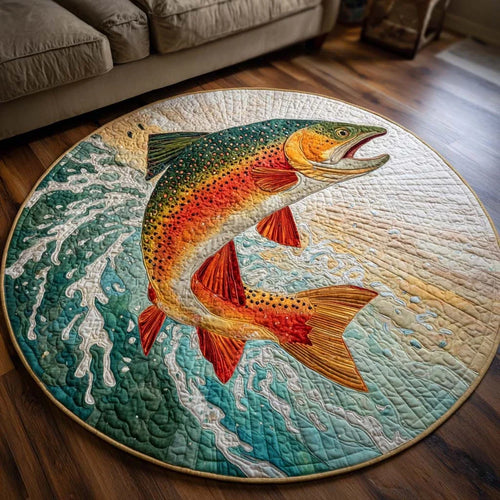 Sunset Catch Quilted Round Mat