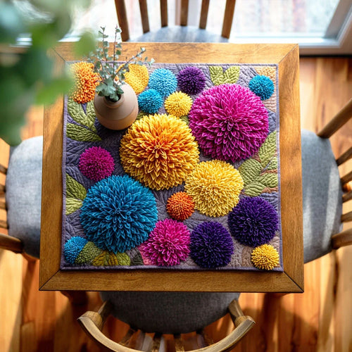 Sunset Glow Quilted Table Topper