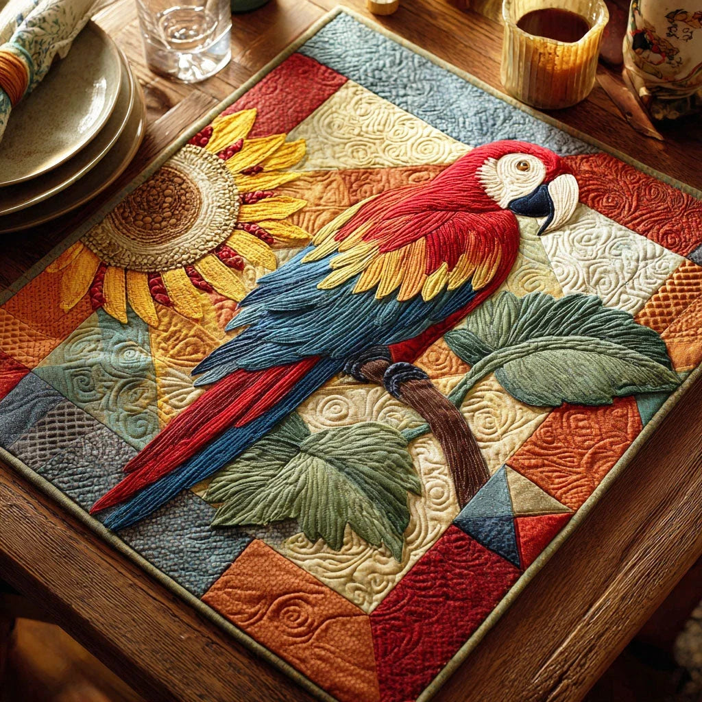 Sunset Wing Quilted Table Topper