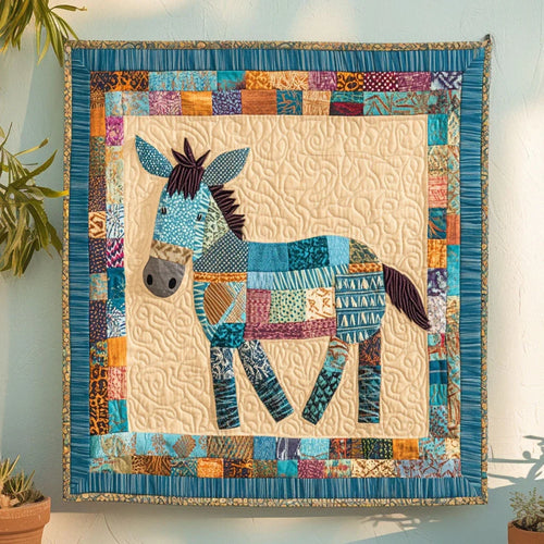 Sunshine Donkey Quilt Blanket