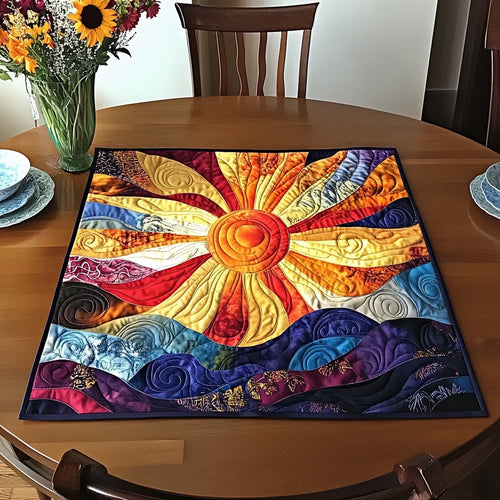 Sunshine Dream Quilted Table Topper