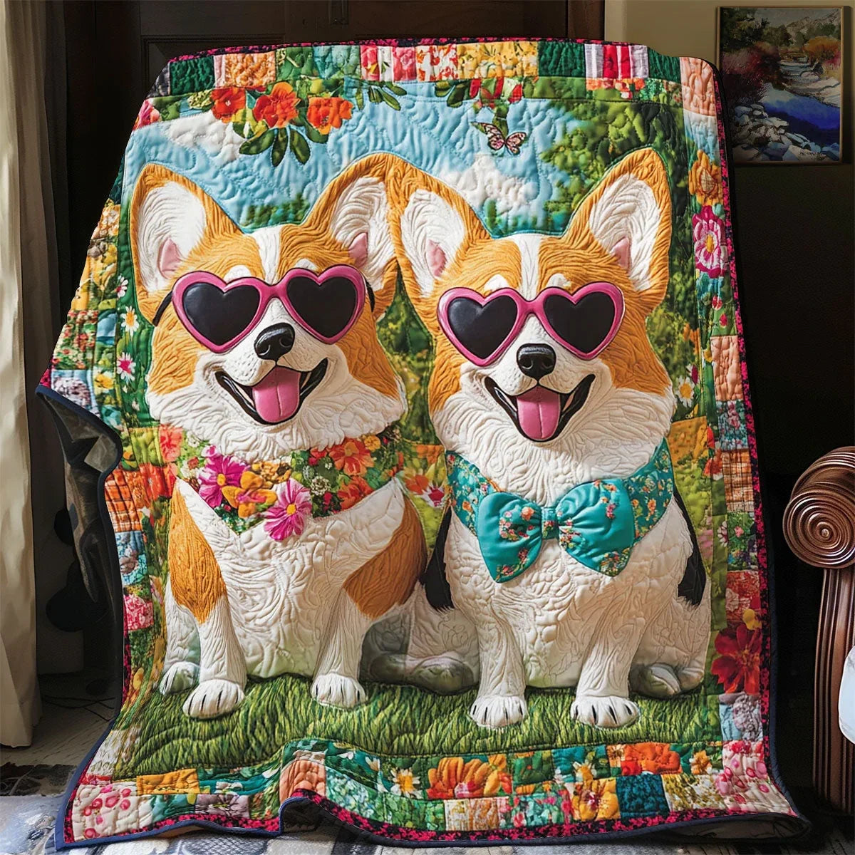 Sunshine Smiles Quilt Blanket