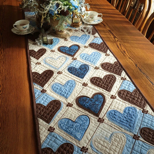 Sweet Home Sentiments Quilted Table Runner
