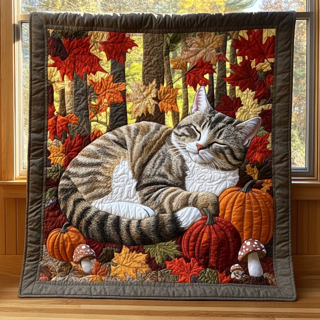 Tabby Cat Quilt Blanket