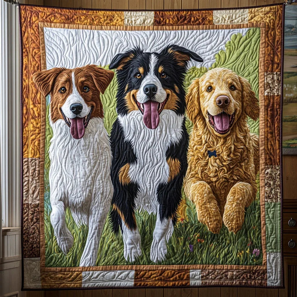 Tail Wag Quilt Blanket