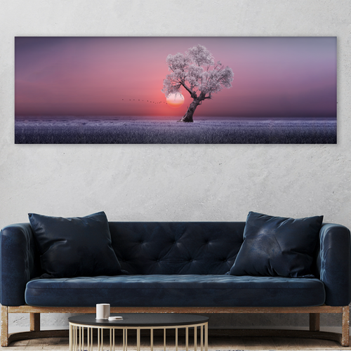 Alone Tree Canvas Wall Art VI
