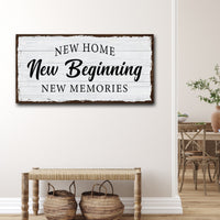 New Home Sign - Style 1 - canvas