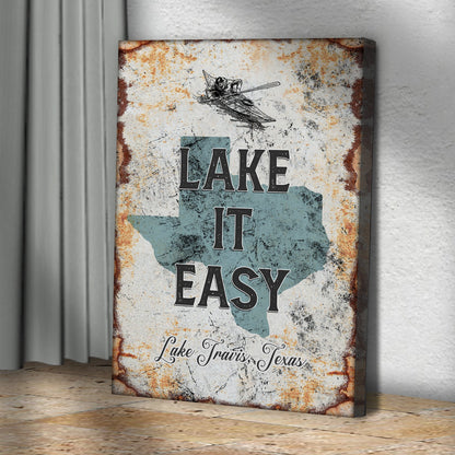 Lake It Easy Sign