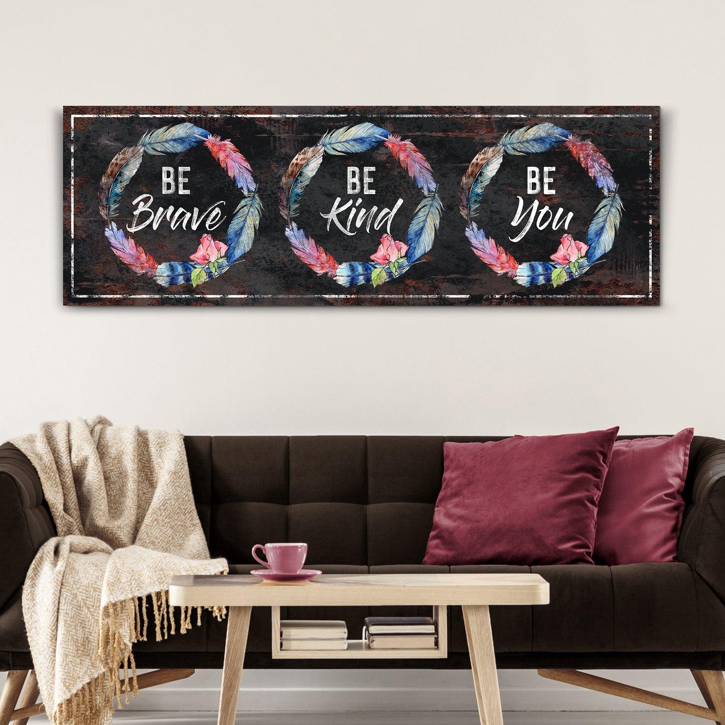 Be Brave Inspirational Sign