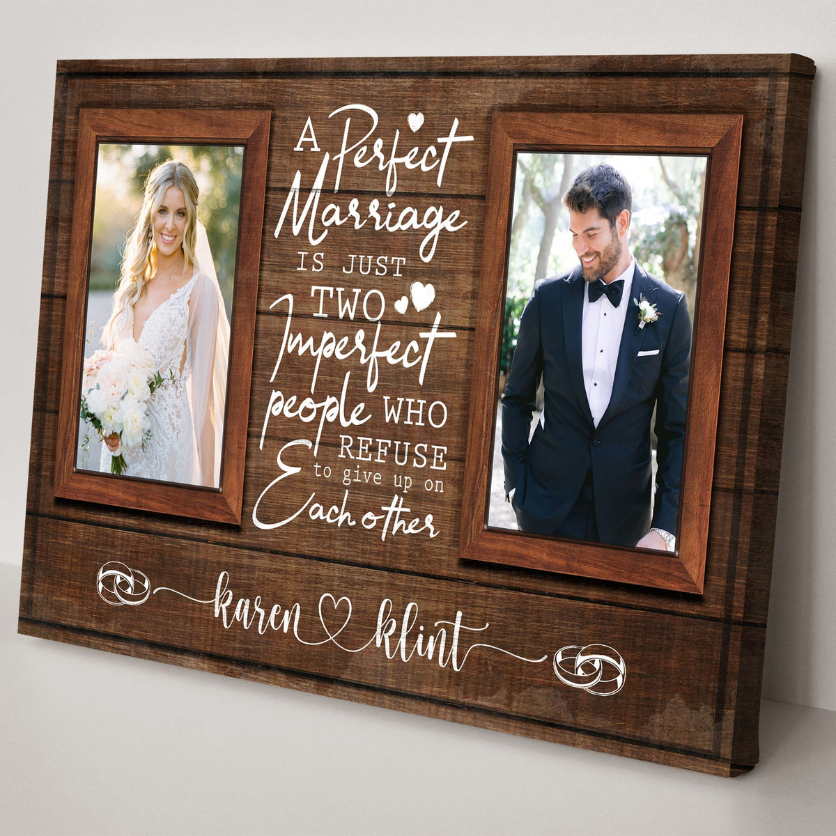 A Marriage Is Just Two Imperfect People Sign