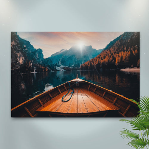 Boat View Canvas Wall Art