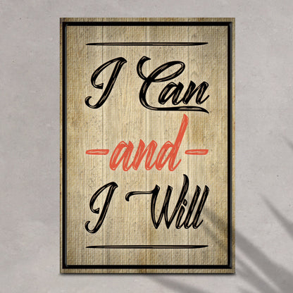 I Can And I Will Sign III