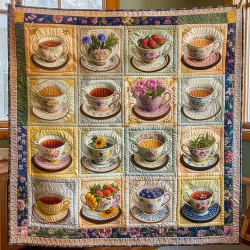 Tea Time Quilt Blanket