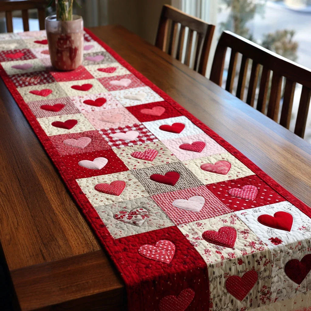 Tender Touch Quilted Table Runner