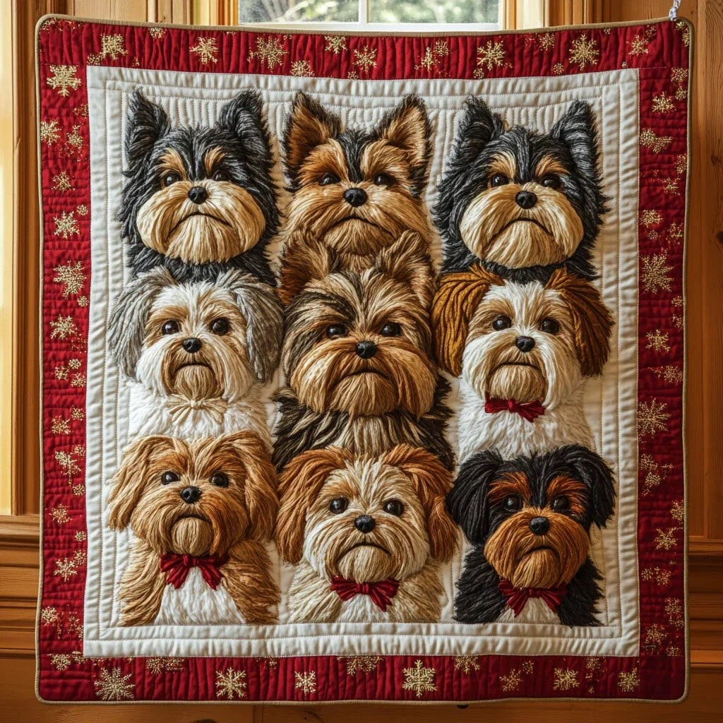 Terrier Love Quilt Blanket