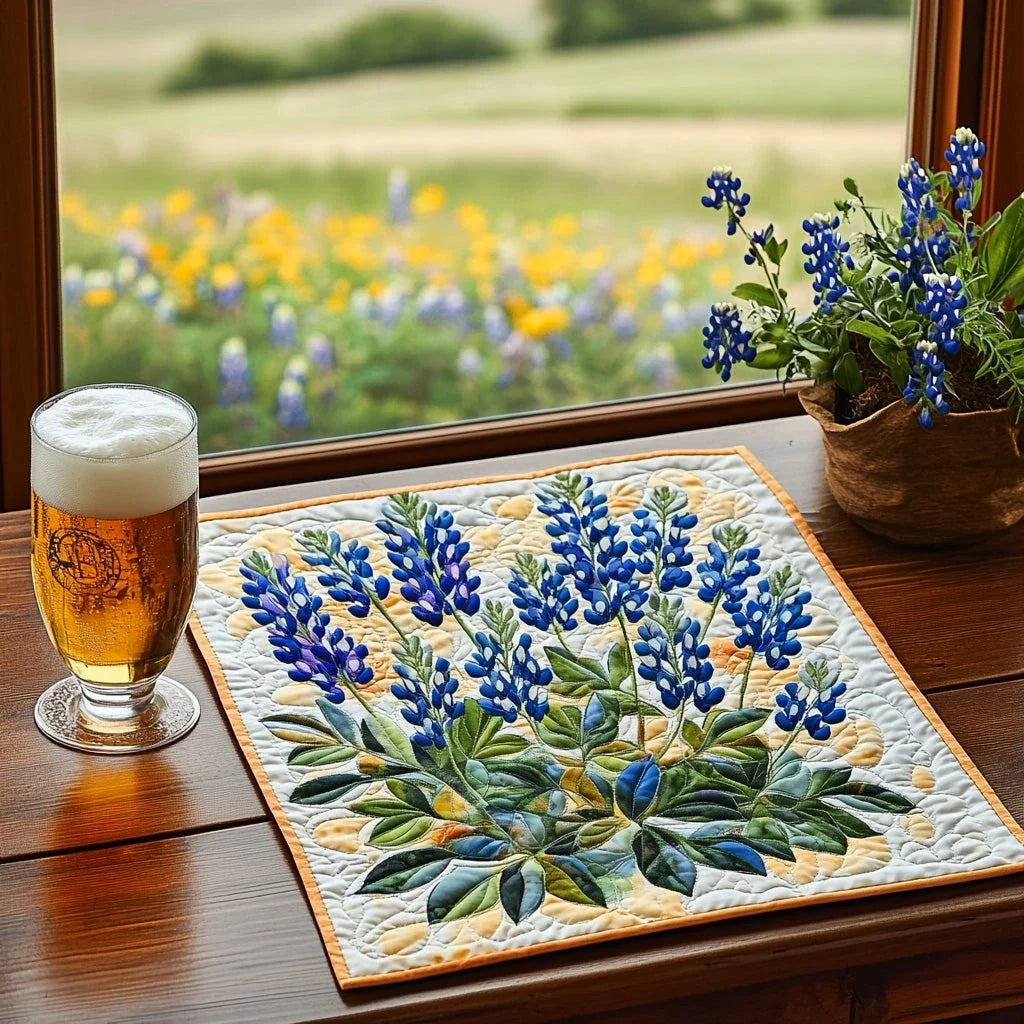 Texas Bloom Quilted Table Topper