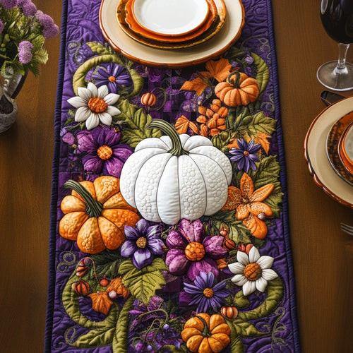 Thankful Hearts Quilted Table Runner