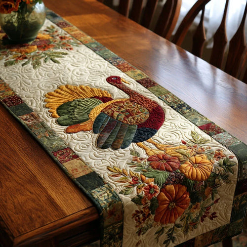 Thankful Season Quilted Table Runner