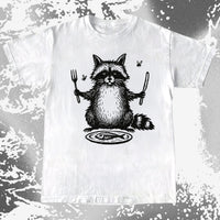 Hungry Raccoon Dinner Funny, funny meme tee gift