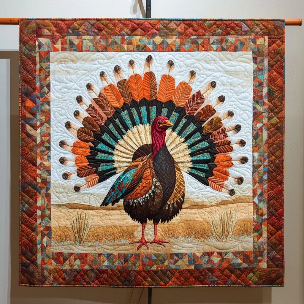 The Autumn Roost Quilt Blanket