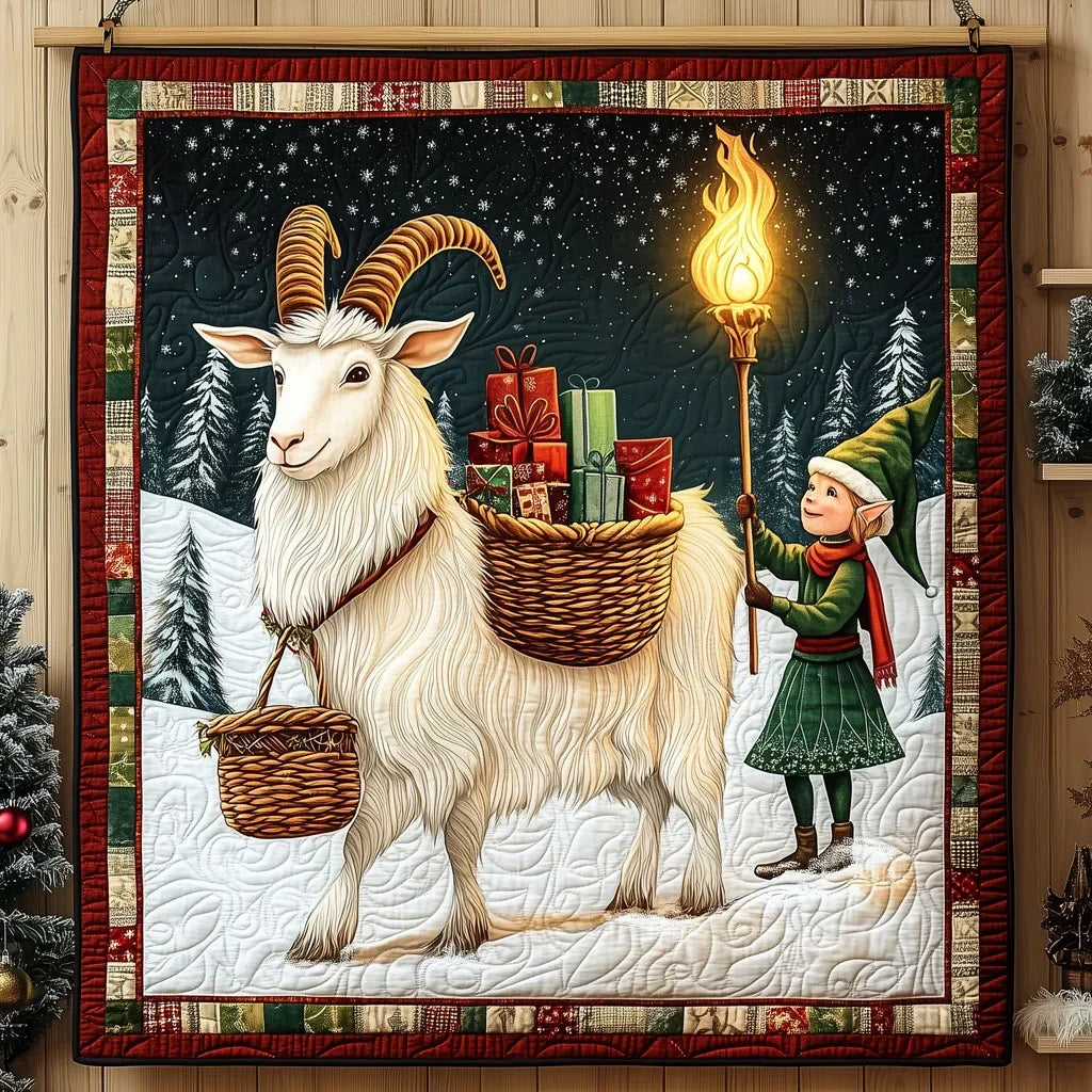 The Christmas Cargo Quilt Blanket