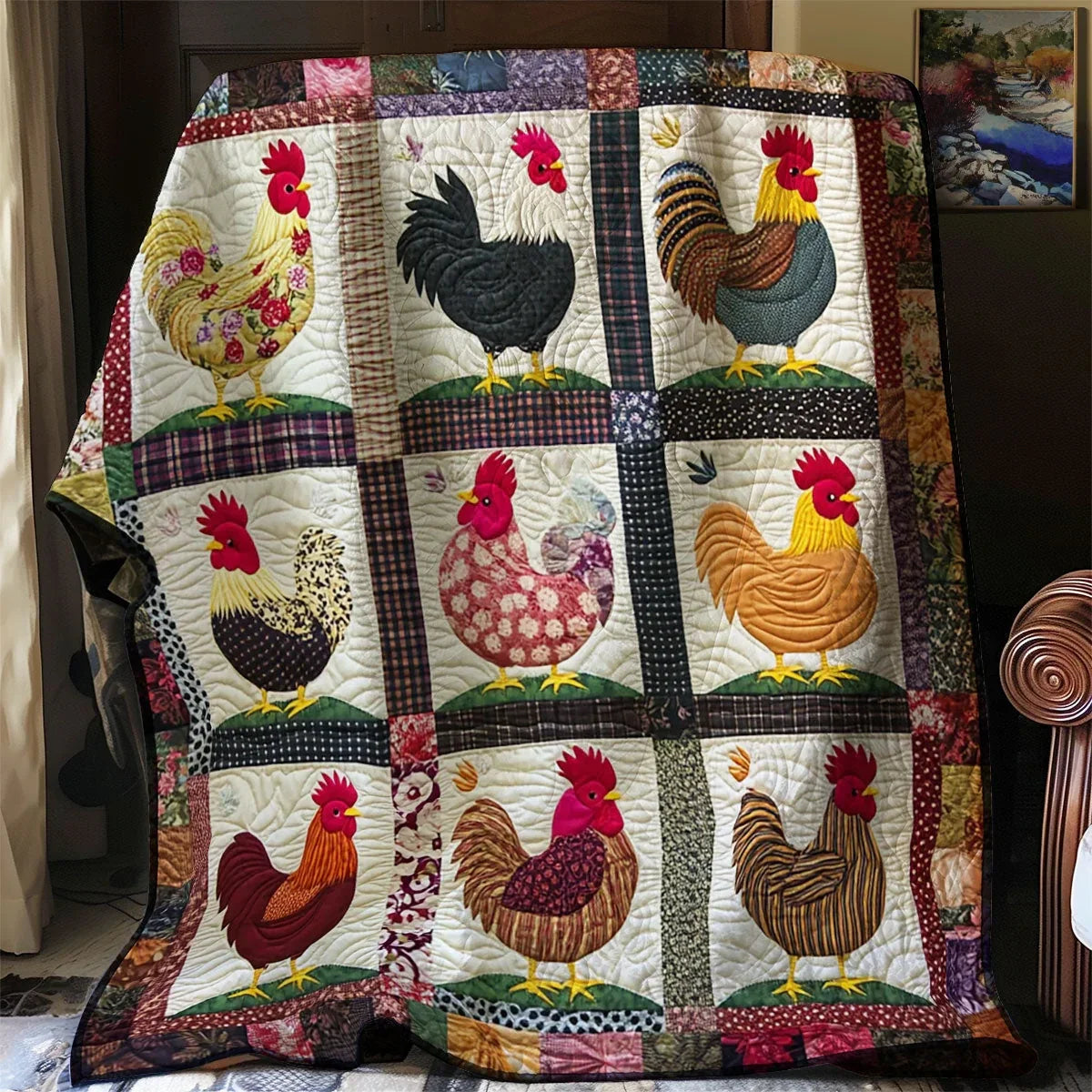 The Coop Collective Quilt Blanket