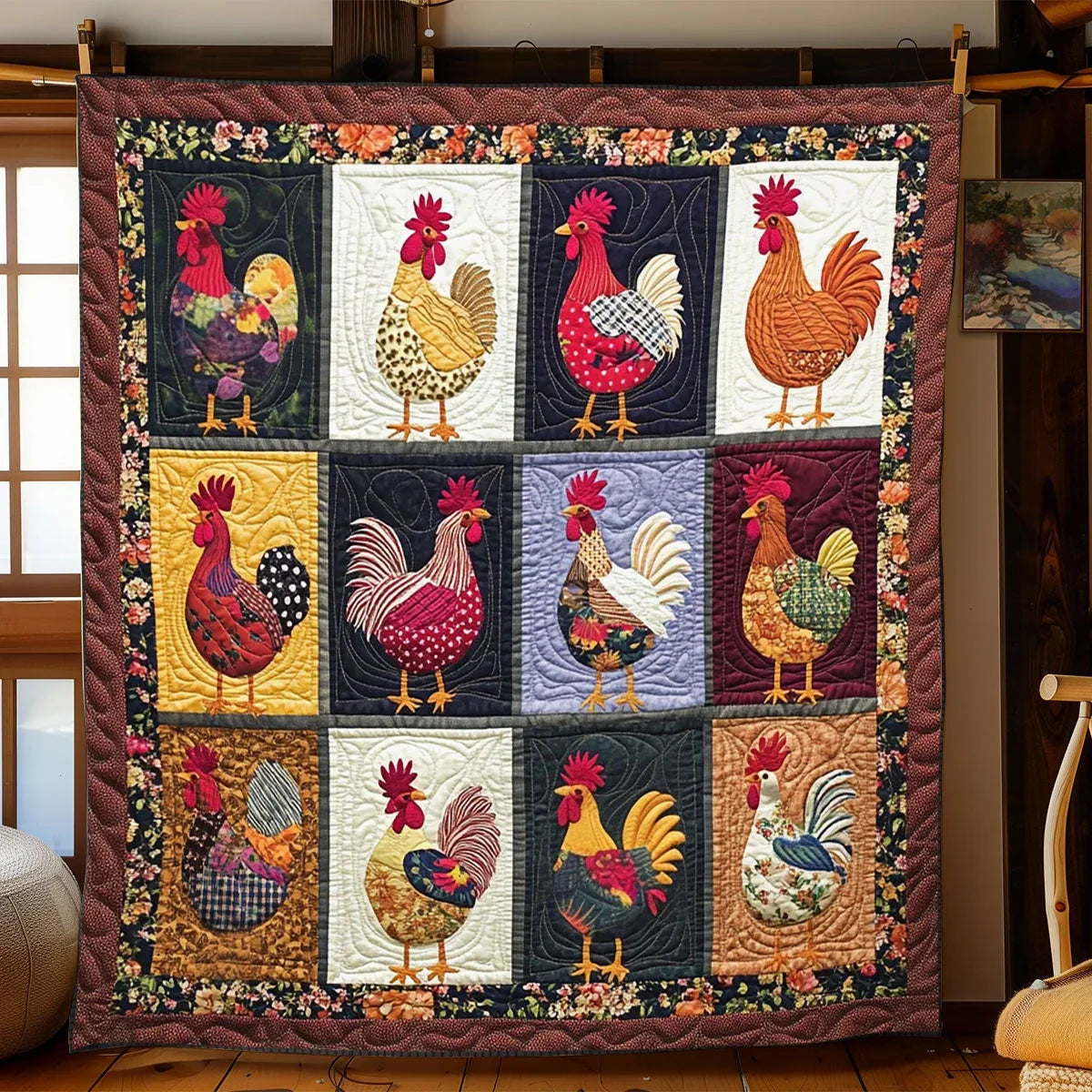 The Coop Collective Quilt Blanket
